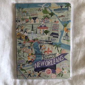 Spartina 449 New Orleans 5x7 notebook with ribbon bookmark